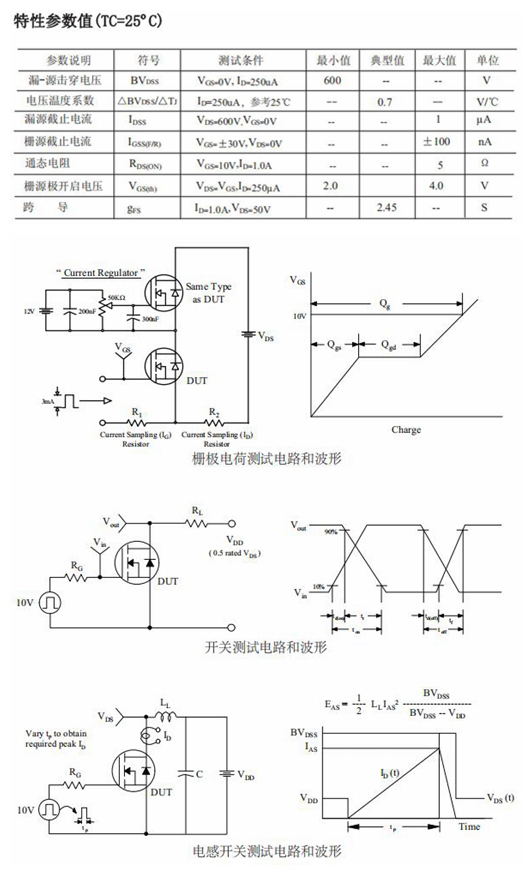 2N60MOS型號 2N60MOS型號
