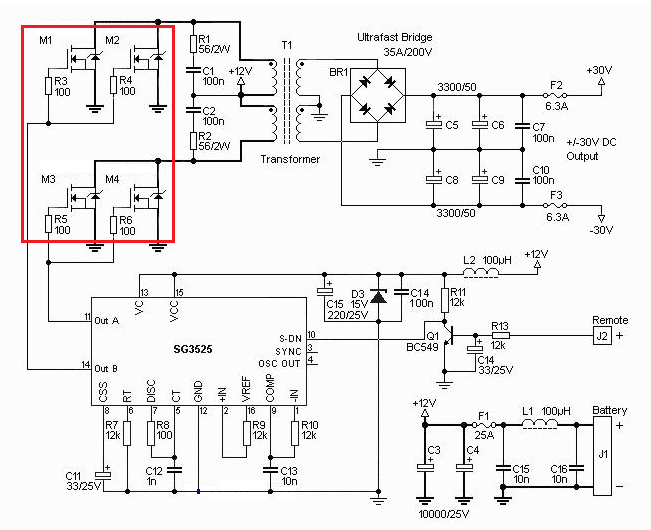 FHP60N06B應用電路 FHP60N06B應用電路
